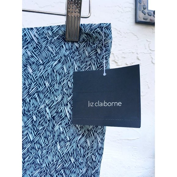 Liz Claiborne Layered Chiffon Skirt in Muted Blue - Picture 3 of 7